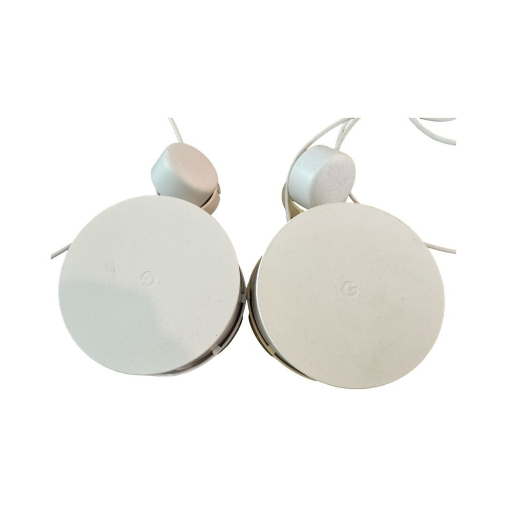 Google Wifi AC1200 Mesh Router NLS-1304-25 White 2 Pack with Wall Mounts